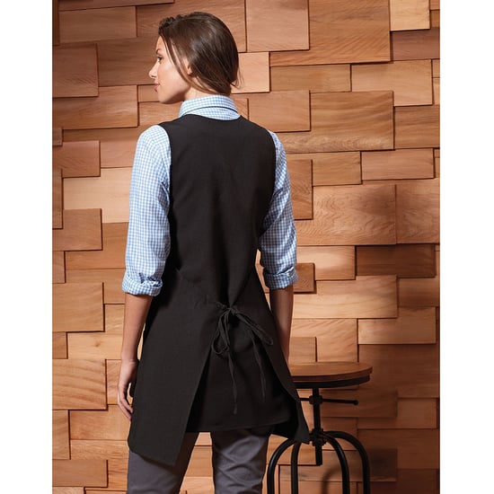 Premier Unisex Wrap-Around Tunic (Black)