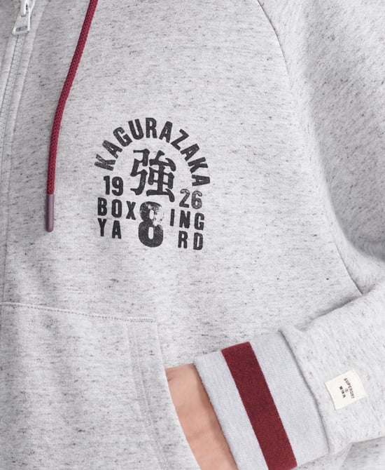 Superdry Training Boxing Yard Zip Hoodie