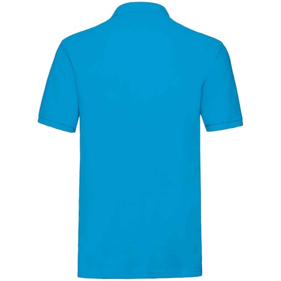 Fruit of the Loom Herren Premium Baumwolle Pique Polo Shirt (Azurblau) - Image 2