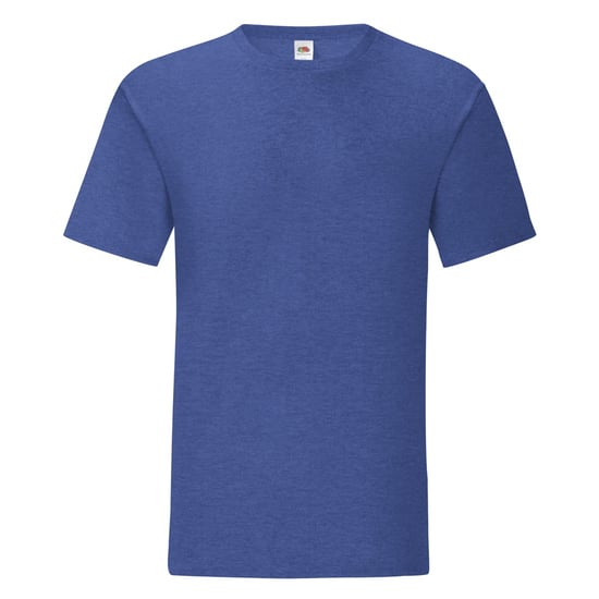 Fruit Of The Loom Herren Iconic T-Shirt (5er Pack) (Heather Royal) - Image 1