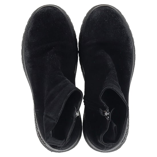 Miu Miu Reißverschluss-Stiefeletten aus schwarzem Wildleder - Image 3