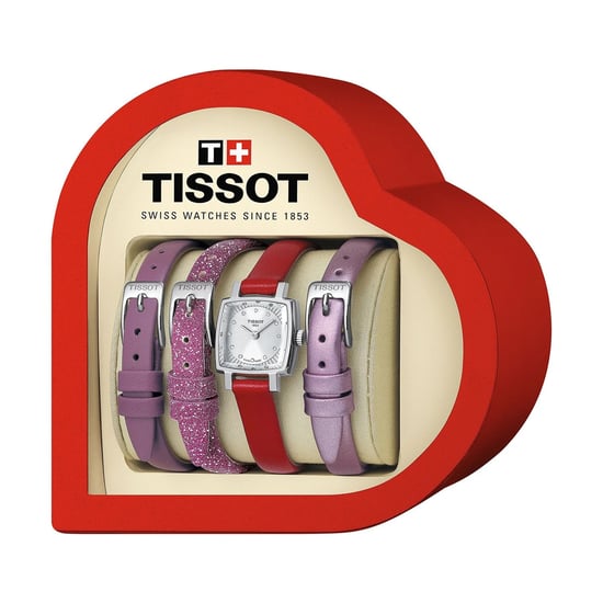 Tissot Lovely Square Valentinstags Damen Rotuhr T0581091603600 - Image 6