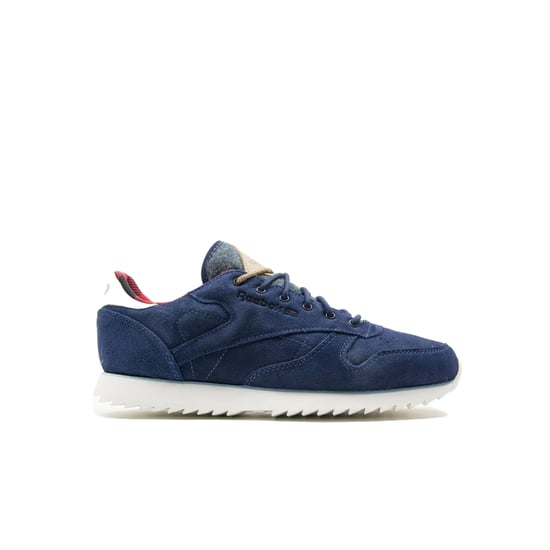 Reebok ZAP CL Outdoor Lace Up Blue Suede Leather Womens Trainers AQ9777