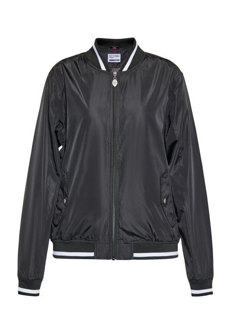 Mymo Collegejacke Damen schwarz - Image 1