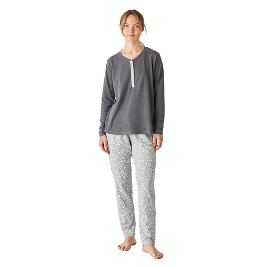JJBEP1801 Women's Long Sleeve Cotton Pajamas