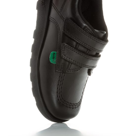 Junge Kickers Childrens Fragma Lo Strap Lederschuhe in Schwarz - Image 6