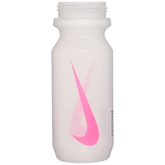 Nike - Wasserflasche "Big Mouth 2.0", Weite Trinköffnung, 650ml (Transparent/Pink) - Image 2