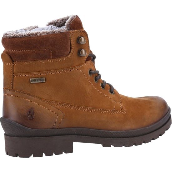 Hush Puppies Annay Leder Damen Stiefel Camel - Image 2