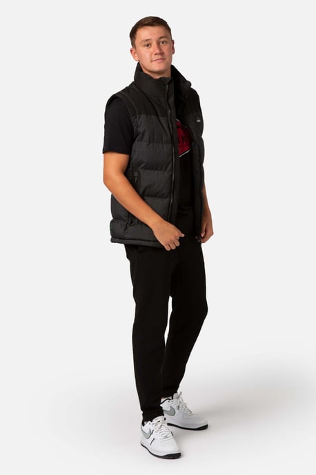 Trapper Mens Insulated Gilet Black