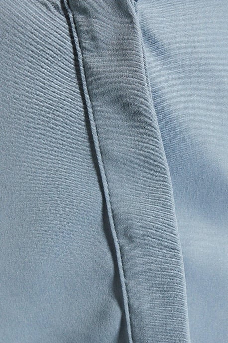 Ruched Strap Detail Cut Out Fitted Shirt