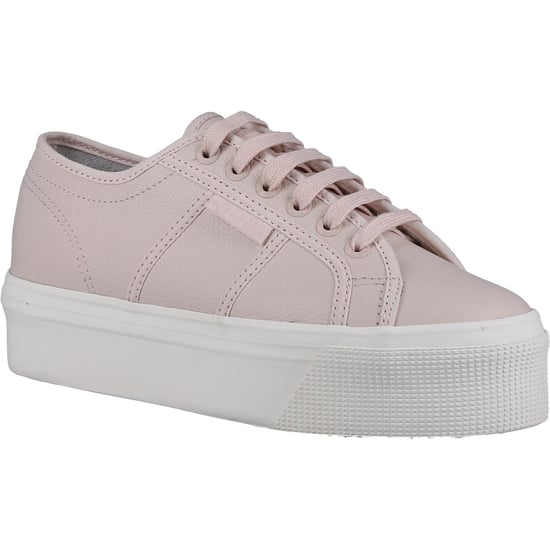Superga 2790 Leder Damen Rosa Mandel Turnschuhe - Image 1