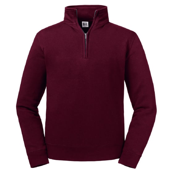Russell Herren Authentic Quarter Zip Sweatshirt (Burgund) - Image 1