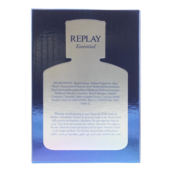 Replay Essential For Him Eau De Toilette 50ml