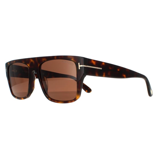 Tom Ford Square Mens Shiny Havana Brown Dunning FT0907