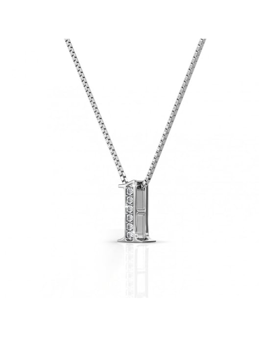 Nummer-1-Anhänger - Silber und Kristall - Image 3