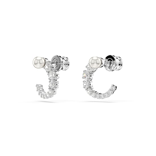 Swarovski 'Matrix' Damen Ohrringe aus Basismetall - Silber 5692260 - Image 3