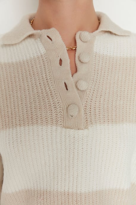 Trendyol Damen gestreifter Pullover - Image 4