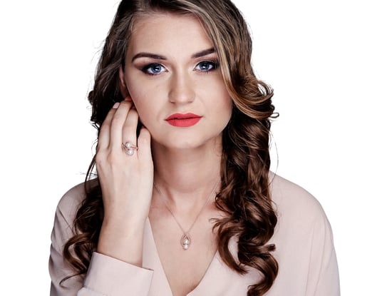 Orphelia Damen-Kette aus 925er Sterlingsilber mit Anhänger - Rosé ZH-6033/1 - Image 3
