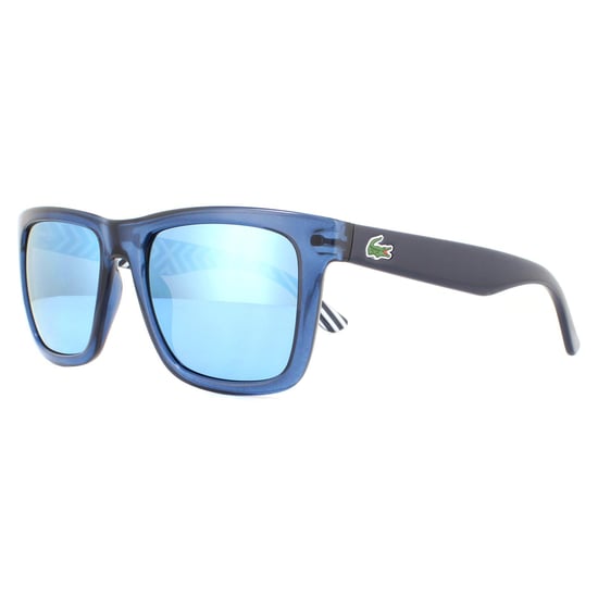 Lacoste Rectangle Mens Blue Blue Mirror Sunglasses