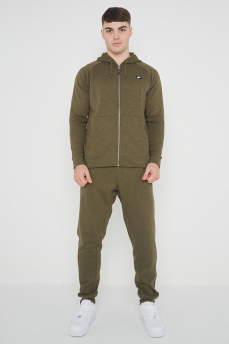 Nike Herren Sportswear Optic-Trainingsanzug in Olivgrün - Image 1