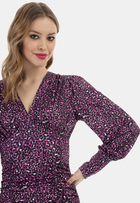 faina long sleeve dress