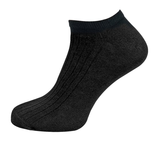 Kinder 100% Baumwolle Knöchel Socken | Sock Snob | Low Cut Trainer Socken für Jungen & Mädchen - Schwarz - Image 2