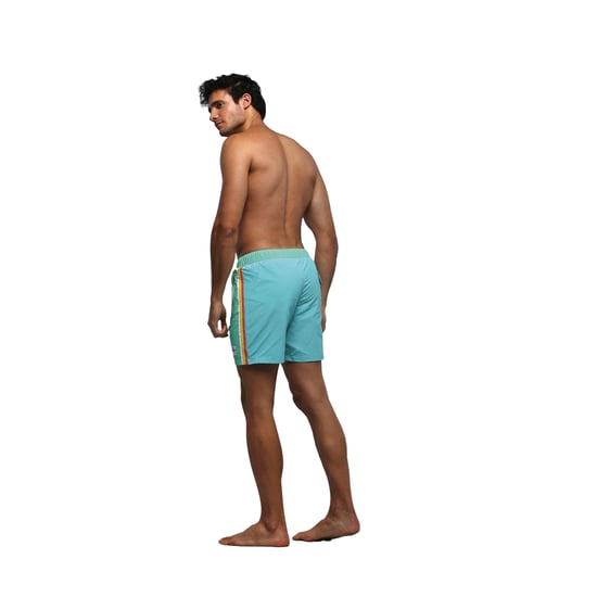 Retro Long Swimsuit with mesh inner lining UM0380 men