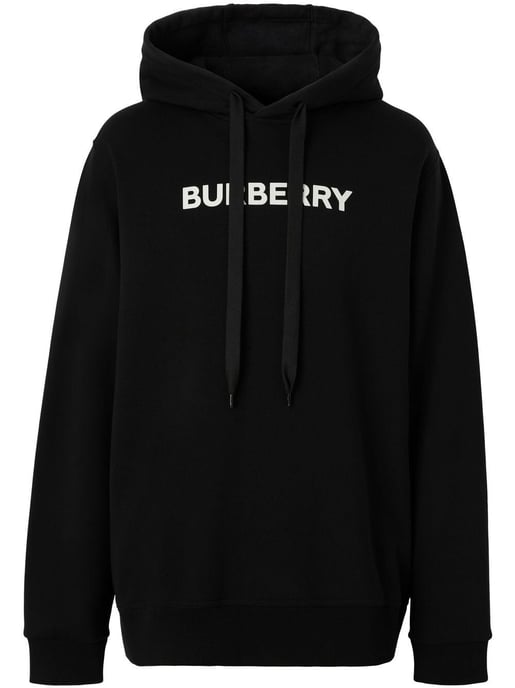 Kapuzenpullover mit Burberry Ansdel Logo-Print in Schwarz - Image 1