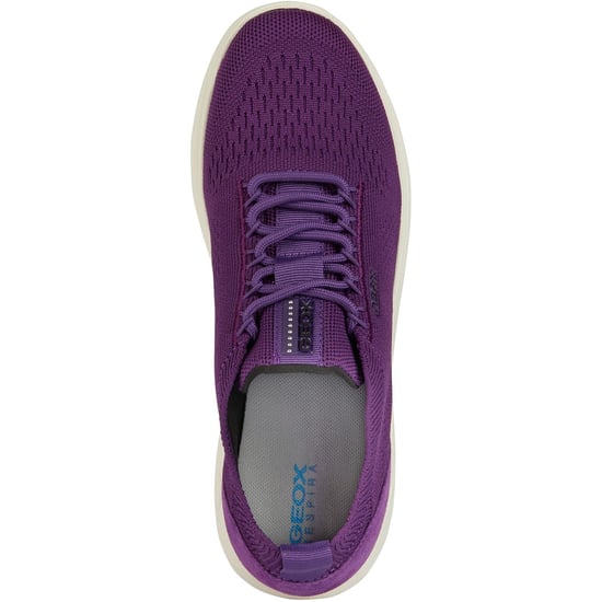 Geox D Spherica A Leder Damen Lila Turnschuhe - Image 4