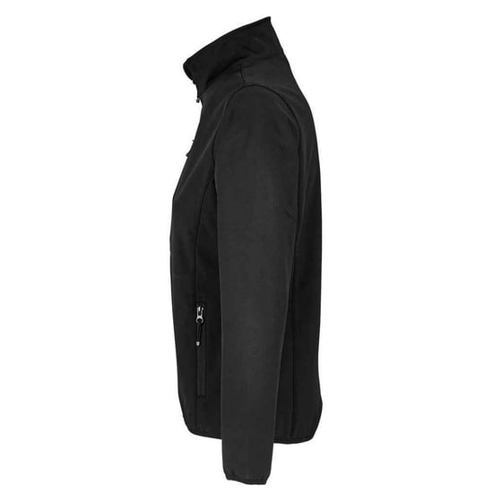 SOLS Womens/Ladies Falcon Softshell Recycled Soft Shell Jacket (Schwarz) - Image 2