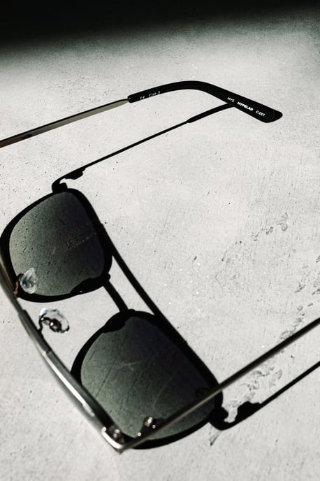 Hype Gold Sq Aviator Sunglasses