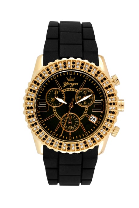 Yonger and Bresson: Yellow Gold Bezel Watch
