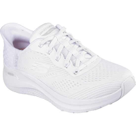 Skechers Arch Fit 2.0 Easy Chic Textiler Damen Sneaker in Weiß - Image 1