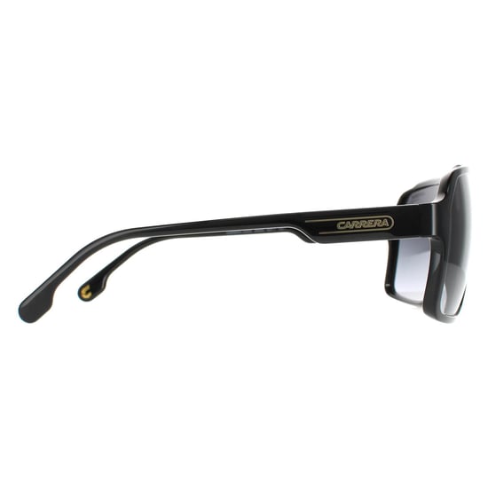 Carrera Aviator Mens Black Gold Dark Grey Gradient 1030/S