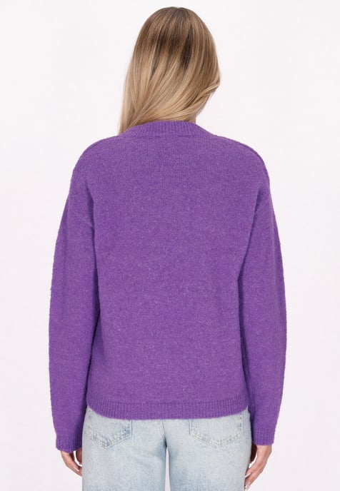 Mymo Pullover Damen violett - Image 4