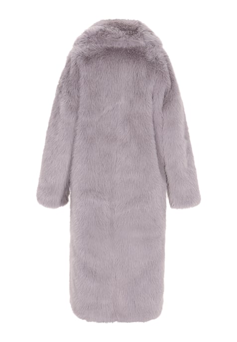 Dreimaster Übergangsmantel Damen Grau Mauve - Image 4