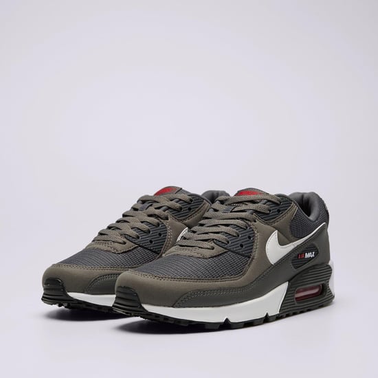 Nike Air Max 90 Herren Turnschuhe in Eisengrau/Weiß/Universitätsrot - Image 2