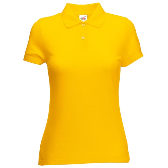 Fruit Of The Loom Womens Lady-Fit 65/35 Kurzarm-Poloshirt (Sonnenblume) - Image 1