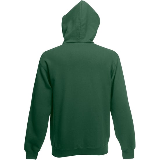 Fruit Of The Loom Herren Sweatshirt mit Kapuze / Hoodie (Flasche grün) - Image 2