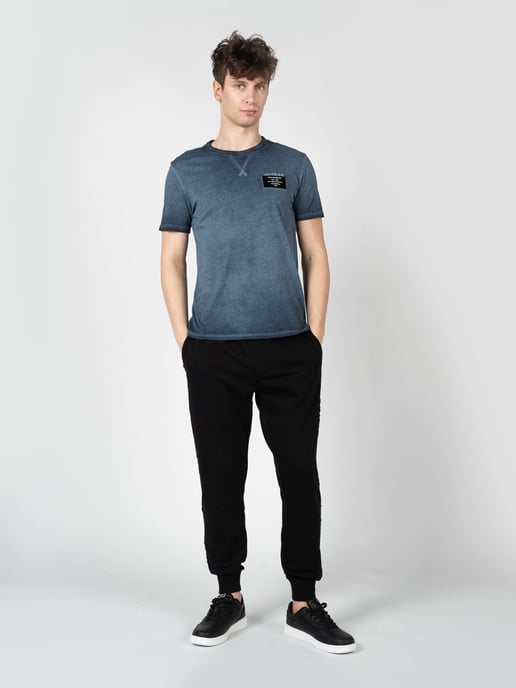 Guess T-Shirt Patch Herren blau - Image 2