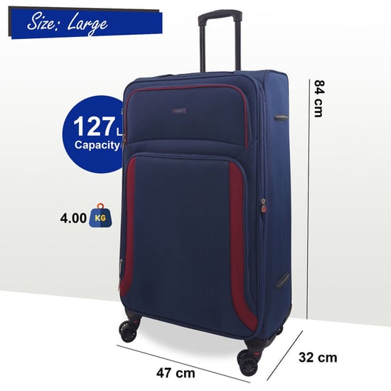Soft 8 Wheel Luggage Light Travel Suitcases