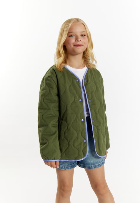 Dreimaster Steppjacke Mädchen Olive - Image 3