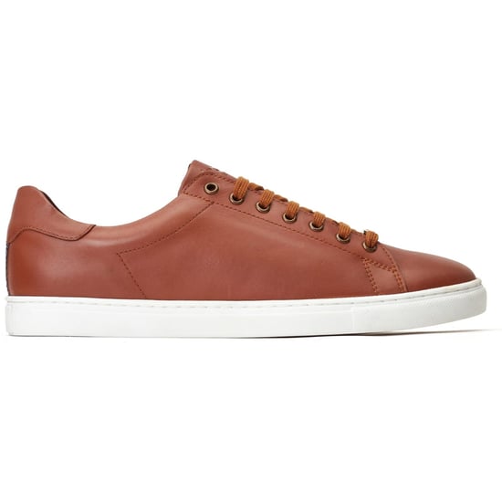 Base London Tucker Ledersneaker für Herren in verbranntem Braun. - Image 5