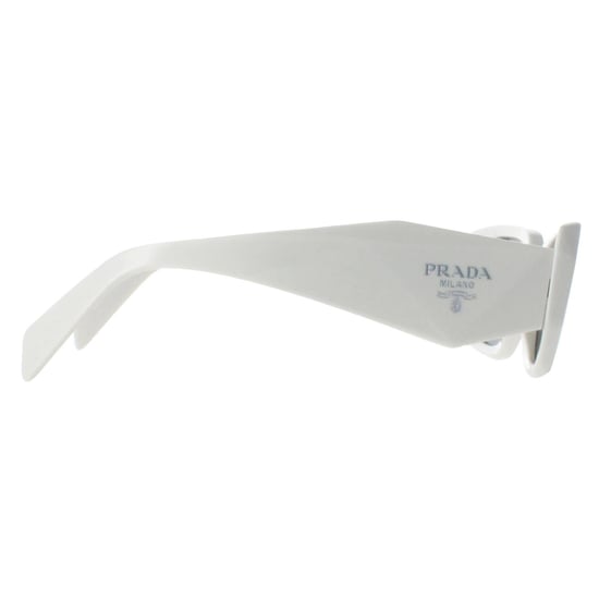 Prada Rectangle Womens Talc Dark Grey PR17WS
