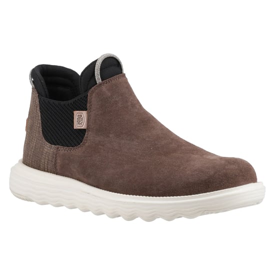 HEYDUDE Branson Leder Damen Stiefel Kaffee - Image 6