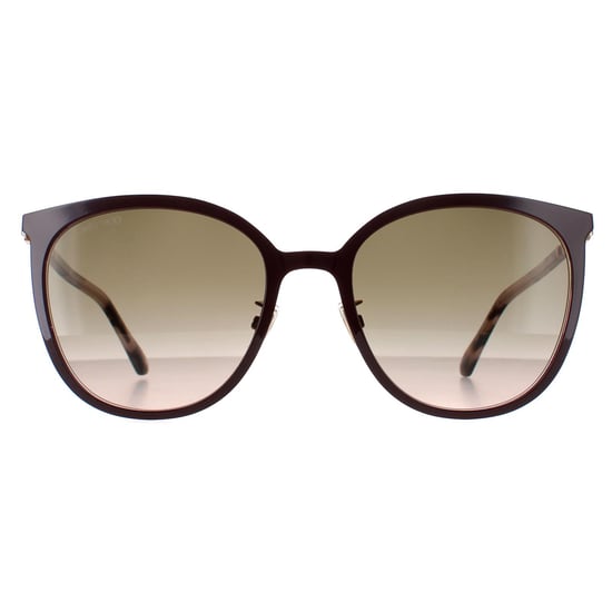 Jimmy Choo Cat Eye Womens Gold Copper Brown Gradient ORIA/G/SK