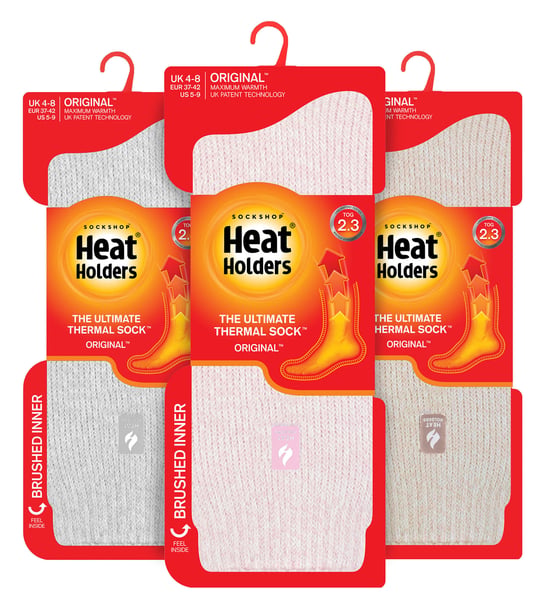 HEAT HOLDERS - 3er Pack Multipack Ladies Insulated Thermal Socks für den Winter - Wien - Image 2