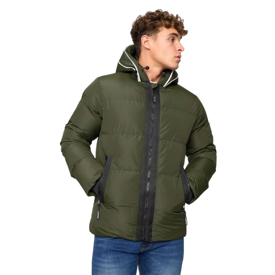 Crosshatch - "Sandbox" Jacke mit Kapuze für Herren (Oliv) - Image 1