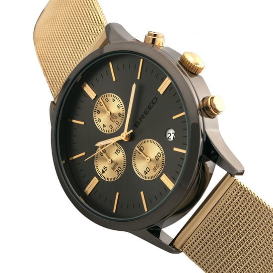 Breed Espinosa Chronograph Mesh-Armbanduhr mit Datum - Image 3