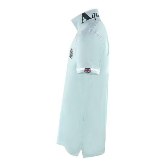 Aquascutum London Union Jack Hellblau Poloshirt - Image 3